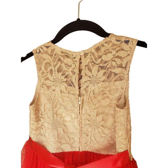 Girls Formal Dress Red Hi Low Pageant Ball Gown Size 6X NWOT - Picture 8 of 8